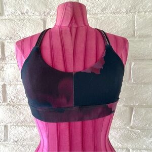 JoyLab Black and Pink Strappy Bralette